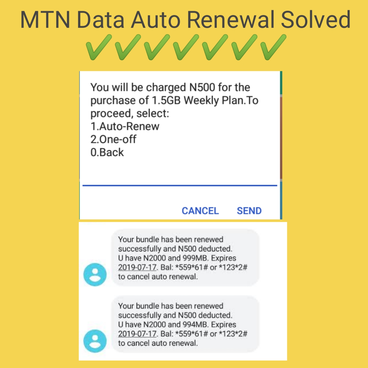 New Code To Stop MTN Data Auto Renewal 2022