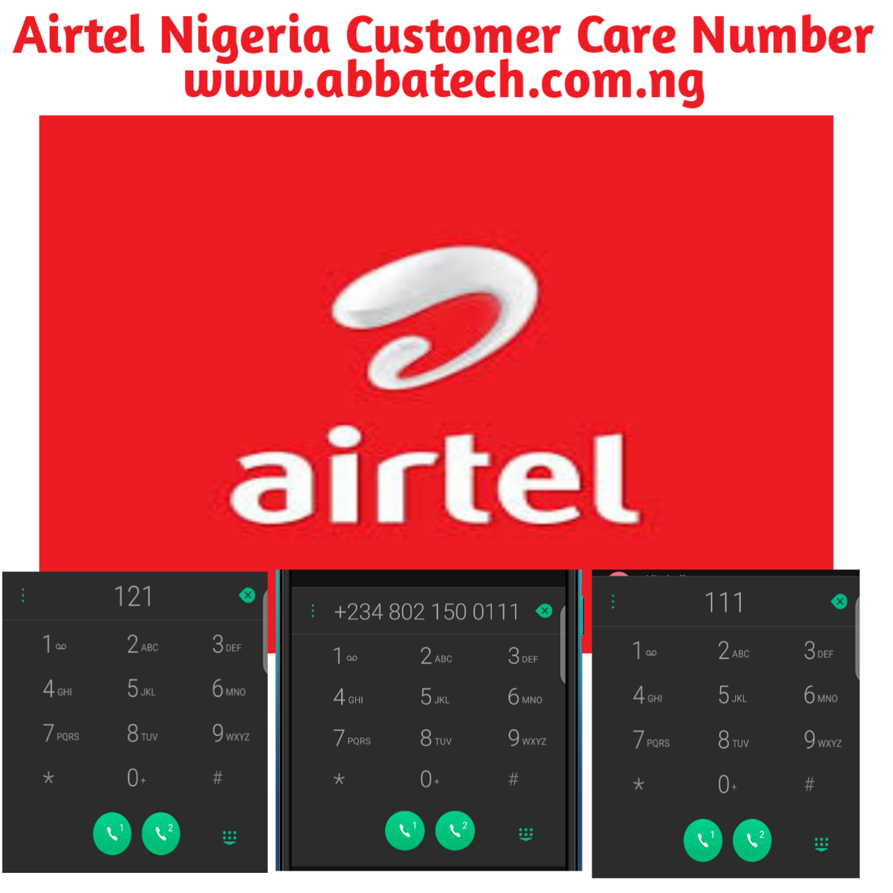 Airtel Nigeria Customer Care Number, Simple Way To Call Airtel 2023